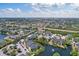 Attractive aerial view of residential complex with beautiful pond and easy access to transportation at 11901 4Th N St # 8207, St Petersburg, FL 33716