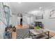 Spacious living area offering view of the kitchen and dining area, and contemporary design at 11901 4Th N St # 8207, St Petersburg, FL 33716