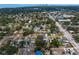 View from above of a peaceful neighborhood with nearby access to Gulf beaches and downtown recreation at 133 43Rd Ne Ave, St Petersburg, FL 33703