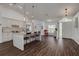 Modern kitchen with granite countertops, stainless steel appliances, and a breakfast bar at 1472 Bay View St, Tarpon Springs, FL 34689