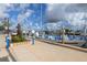 Waterfront street view featuring statue, boats and street lamps along the Sponge Docks at 1472 Bay View St, Tarpon Springs, FL 34689