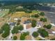 Expansive aerial view showing the home's position within a quiet neighborhood with lush landscaping at 1521 Avondale Ridge Dr, Plant City, FL 33567