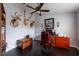 Home office with dark wood floors at 1521 Avondale Ridge Dr, Plant City, FL 33567