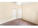 Bedroom featuring a ceiling fan, closet, neutral walls, carpeting, baseboard trim, and outlets at 1654 Portsmouth Lake Dr, Brandon, FL 33511