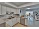 Beautiful kitchen featuring ample counter space, stainless steel appliances, and white cabinetry at 2219 Summit View Dr, Valrico, FL 33596