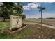 Buckhorn Golf Club Estates community sign at corner lot with landscaped surroundings at 2219 Summit View Dr, Valrico, FL 33596
