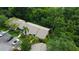Aerial view showing the landscaping and parking area at 2913 Fig Ct, Palm Harbor, FL 34684
