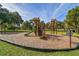 Community playground features multiple slides, climbers, and play structures in a safe and inviting environment at 32231 Conchshell Sail St, Wesley Chapel, FL 33545