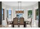 Bay window dining room with views of the water at 443 18Th Ave, Indian Rocks Beach, FL 33785