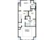 Detailed floorplan showing bedrooms 2 and the owner's retreat with attached bath at 6605 N Nebraska Ave # 25, Tampa, FL 33604