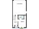 Detailed floorplan showing the entry, a 2-car garage, and bedroom 3 with attached bath at 6605 N Nebraska Ave # 25, Tampa, FL 33604