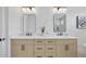 This bathroom features dual sinks with marble countertops and modern fixtures at 816 W Orient St, Tampa, FL 33603