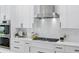 Modern kitchen features stainless steel appliances, white cabinets, and quartz countertops at 816 W Orient St, Tampa, FL 33603
