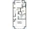 Third floor plan with two bedrooms, a utility room, and a walk-in closet at 479 31St N Way, St Petersburg, FL 33713