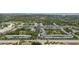An aerial view of the community layout with amenities, parking, and street access at 5095 Bay Ne St # 210, St Petersburg, FL 33703