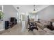 Bright living room with tile flooring, neutral walls, and ample space for furniture at 534 Berkley Ave, Tarpon Springs, FL 34689