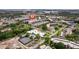 This aerial image highlights lush green spaces, a community pool, and recreational facilities at 5603 80Th N St # 107, St Petersburg, FL 33709