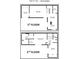 Detailed floorplan showcasing the layout of this two-story home at 714 1St Ct, Palm Harbor, FL 34684