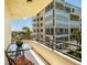 Balcony with seating and waterfront views in the heart of downtown at 7872 Sailboat Key S Blvd # 301, South Pasadena, FL 33707