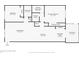 Layout of one-story home with bedrooms, bathrooms, living room, kitchen, sun room and entry at 7910 Hardwick Dr # 717, New Port Richey, FL 34653