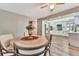 Dining room with tile flooring and a view of the kitchen at 8740 15Th N St, St Petersburg, FL 33702