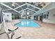 Stunning screened-in pool area, perfect for relaxation and entertainment at 8740 15Th N St, St Petersburg, FL 33702