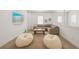 Comfortable living room with a sectional couch, bean bag chairs, and large TV at 911 S Sterling Ave, Tampa, FL 33629