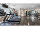 Brightly lit gym with treadmills, elliptical machines, free weights, and weight training equipment at 1200 Gulf Blvd # 404, Clearwater Beach, FL 33767