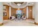 Stunning lobby with wood paneling, marble floors, elegant seating, and unique architectural details at 1200 Gulf Blvd # 404, Clearwater Beach, FL 33767