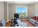 Home office space with a large window offering a scenic view of the surrounding landscape at 1200 Gulf Blvd # 404, Clearwater Beach, FL 33767