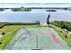 Community tennis court with views of the water at 12760 Indian Rocks Rd # 578, Largo, FL 33774