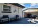Backyard deck area with seating, lighting and barbeque grill at 1357 S Betty Ln, Clearwater, FL 33756