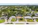 Aerial view of the property and surrounding neighborhood at 1453 62Nd S Ter, St Petersburg, FL 33705