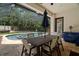 Outdoor dining space with a view of the pool at 2142 Scarlet Oaks St, Clearwater, FL 33759