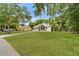 Charming single-story home with well-manicured lawn, mature trees, and a welcoming exterior at 23739 Forest View Dr, Land O Lakes, FL 34639