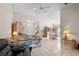 Open-concept living space boasting tile floors and natural light at 2413 Oxford Down Ct # 58, Sun City Center, FL 33573