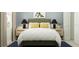 Comfortable bedroom with lamps, a cozy bed, and neutral tones creating a relaxing atmosphere at 3477 Lapis Lake Dr, Zephyrhills, FL 33541