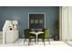 Chic dining area featuring a round table, stylish chairs, and a modern aesthetic at 3477 Lapis Lake Dr, Zephyrhills, FL 33541