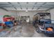 Spacious two car garage with room for storage and a golf cart at 3543 Gamble St, New Port Richey, FL 34655