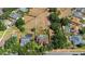 Aerial view showing the property and surrounding neighborhood at 3908 Lithia Ridge Blvd, Valrico, FL 33596