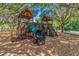 A colorful playground with slides, ladders, and climbing features at 3908 Lithia Ridge Blvd, Valrico, FL 33596