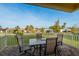 Comfortable outdoor patio area perfect for enjoying the surrounding neighborhood at 4605 Casswell Dr, New Port Richey, FL 34652