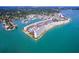 Stunning aerial view of waterfront community, showcasing lush landscaping and waterfront access at 6020 Shore S Blvd # 503, Gulfport, FL 33707