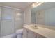 Bathroom featuring a shower, toilet and vanity with sink at 6020 Shore S Blvd # 503, Gulfport, FL 33707