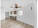 The kitchen and dining area feature modern flooring, with ample cabinet space at 6610 Myrna Dr, Tampa, FL 33619