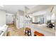 Inviting kitchen with countertops, and seamless connection to living area at 9535 Norchester Cir, Tampa, FL 33647