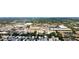 Aerial view of a residential neighborhood and commercial buildings at 101 S Maywood Ave, Clearwater, FL 33765