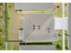 Aerial shot of the roof and backyard of the house at 10379 Bridgegate Heights Loop, San Antonio, FL 33576