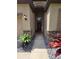 Inviting front entrance with a decorated front door and a stone and stucco exterior finish at 11617 Brighton Knoll Loop, Riverview, FL 33579