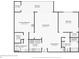 Floor plan showcasing the layout of the home including the primary bedroom, living room, kitchen, and balcony at 14107 Mossy Glen Ln # 203, Tampa, FL 33613